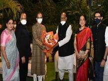 In pics | ठाकरे- पवार, सहकुटुंब सहपरिवार