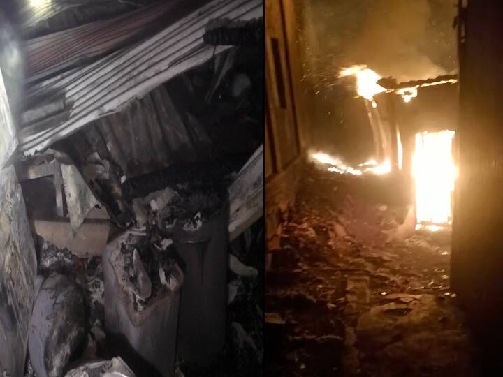 भिवंडीत पुन्हा अग्नितांडव; दहा घरं भस्मसात, 60 जणांना सुरक्षित बाहेर काढले Bhiwandi fire again; Ten houses were burnt down, 60 people out safely भिवंडीत पुन्हा अग्नितांडव; दहा घरं भस्मसात, 60 जणांना सुरक्षित बाहेर काढले