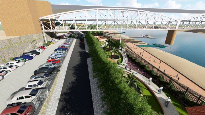 स्टेशन आणि विमानतळावरुन थेट या घाटावर वाहने येणार असून त्यांच्या पार्किंगची सोय करण्यात येणार आहे. अशा प्रकारची पार्किंगची सोय इतर कोणत्याही घाटावर नाही. या ठिकाणी हेलिकॉप्टर उतरायची सोयही करण्यात येणार आहे.