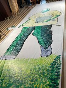 PHOTO | फळभाज्यांद्वारे ठसेकाम करुन दिव्यांग मुलांनी साकारलं शरद पवारांचं भव्य चित्र!