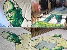 PHOTO | फळभाज्यांद्वारे ठसेकाम करुन दिव्यांग मुलांनी साकारलं शरद पवारांचं भव्य चित्र!