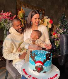 In Pics | हार्दिक- नताशाचं मुलासाठी खास सेलिब्रेशन; निमित्त होतं....