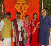 PHOTO : शिवसेना खासदार संजय राऊतांच्या मुलीचा साखरपुडा, पाहा फोटो