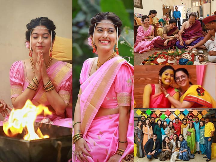 'खुलता कळी खुलेना' आणि 'तुला पाहते रे' या मालिकांमधून झळकलेली अभिनेत्री अभिज्ञा भावे हिच्या घरी लगीनघाई सुरु झाली आहे. 