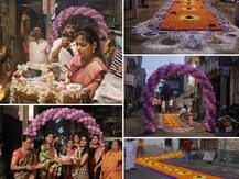 PHOTO | फुलांच्या पायघड्या, फटाक्यांची आतषबाजी; सांगलीत मुलीच्या जन्माचा आनंदोत्सव