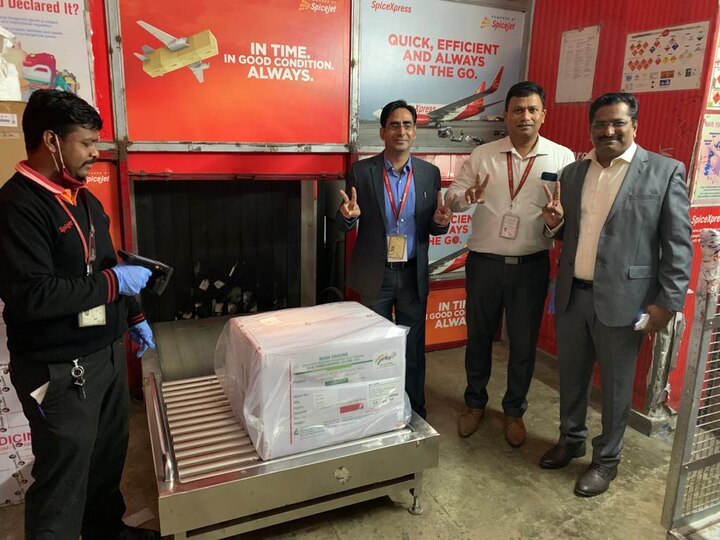 त्यानंतर ते कार्गो विमानांमधून देशभरातील 13 ठिकाणी पाठवण्यात येणार आहेत. 