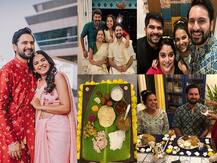 PHOTO | सिद्धार्थ चांदेकर-मिताली मयेकरसाठी 'साऊथ स्टाईल' केळवणाचा बेत