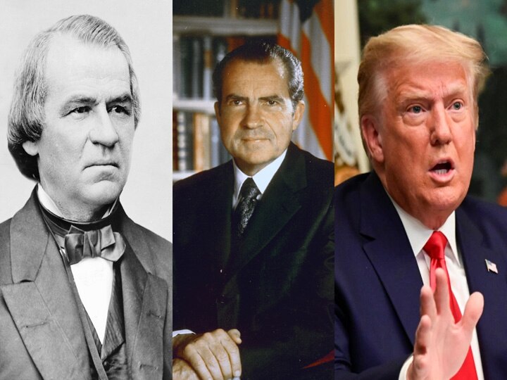 Trump becomes 3rd US president impeached from office Who were the others महाभियोगाचा प्रस्ताव पारित होणारे ट्रम्प तिसरे राष्ट्राध्यक्ष, बाकीचे दोन कोण आहेत?