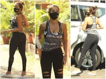 PHOTO | स्किनफिट योगा आउटफिट्समध्ये मलायकाचा जलवा