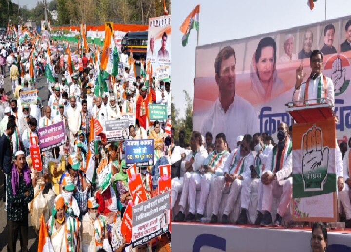 Congress to demand repeal of agricultural laws and withdrawal of fuel tariff hike by Government march on Nagpur Rajbhavan 'आम्ही केंद्राचे काळे कायदे मोडून काढू', कृषि कायद्यांविरोधात काँग्रेसचा नागपुरात राजभवनाला घेराव
