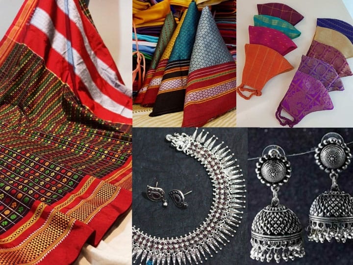 Handloom Cotton Khun Fabrics From Maharashtra in Trend खण इन ट्रेन्ड! जुन्या पध्दतीच्या खणाच्या साड्या आता नवीन रंगाढंगात