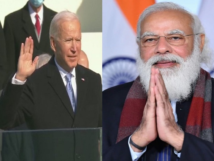 US Inauguration Day 2021 PM Modi Wishes President Joe Biden 46th US President Vice-President Kamala Harris PM Modi Wishes President Joe Biden: बायडन अमेरिकेचे राष्ट्राध्यक्ष, पंतप्रधान मोदींच्या खास शुभेच्छा