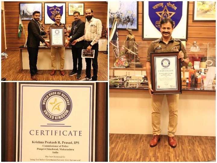 IPS officer Krishna Prakash, Commissioner of Police Title of Iron Man Sets Guinness World Record with Triathlon Win Iron Man | IPS कृष्ण प्रकाश यांचं नाव आता 'वर्ल्ड बुक ऑफ रेकॉर्ड' मध्ये, जिंकला आयर्नमॅनचा पुरस्कार