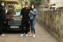 Virat - Anushka Clicked in Bandra | मुलीच्या जन्मानंतर अनुष्का-विराट पहिल्यांदाच कॅमेऱ्यासमोर