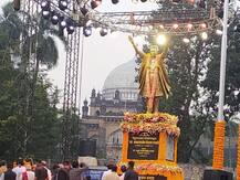 Balasaheb Thackeray Jayanti : साक्षात बाळासाहेब! हिंदूहृदयसम्राट बाळासाहेब ठाकरेंच्या पुतळ्याचं अनावरण