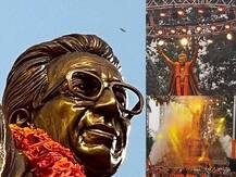 Balasaheb Thackeray Jayanti : साक्षात बाळासाहेब! हिंदूहृदयसम्राट बाळासाहेब ठाकरेंच्या पुतळ्याचं अनावरण