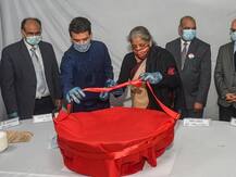 In Pics :   अर्थसंकल्प सादर करण्यापूर्वी 'हलवा समारंभ', अर्थमंत्र्यांकडून 'युनियन बजेट मोबाइल अॅप'  लाँच