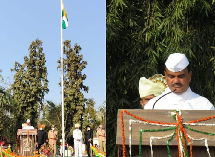 सोलापूर जिल्ह्याचे पालकमंत्री दत्तात्रय भरणे यांच्या हस्ते पोलीस मुख्यालय मैदान, सोलापूर येथे ध्वजारोहण पार पडले. याप्रसंगी त्यांनी राष्ट्रध्वजाला मानवंदना दिली व उपस्थितांशी संवाद साधत त्यांना प्रजासत्ताक दिनाच्या शुभेच्छा दिल्या.