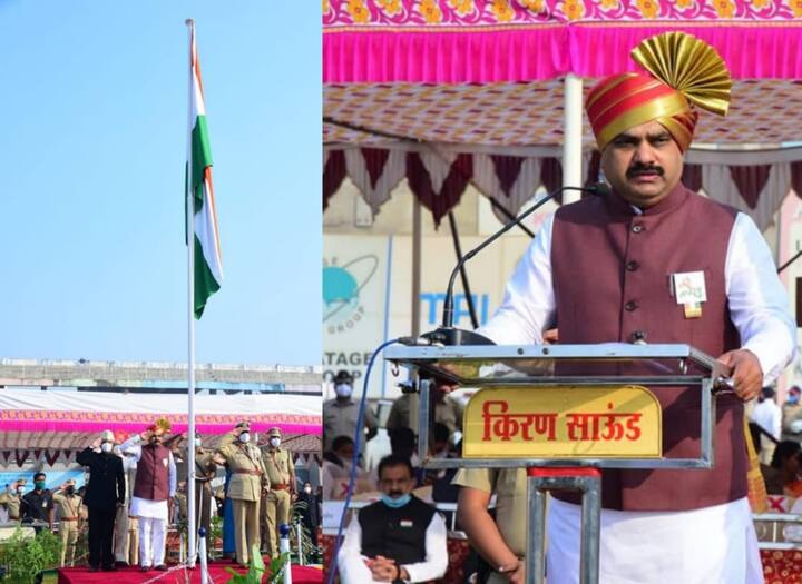 कोल्हापूर जिल्ह्याचे पालकमंत्री ना. सतेज पाटील यांच्या हस्ते पोलीस मुख्यालयाच्या ठिकाणी ध्वजारोहणाचा कार्यक्रम पार पडला.