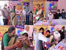 देशासह राज्यात पोलिओ लसीकरणाची सुरुवात; अमरावतीत यशोमती ठाकूर यांच्याहस्ते शुभारंभ