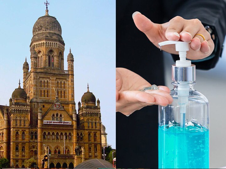 viral video mumbai bmc budget 2021-22 one of the official ramesh pawar mistakenly drink sanitizer instead of water  Viral Video | मुंबई महापालिका सहआयुक्त अर्थसंकल्प सादर होताना पाण्याऐवजी सॅनिटायझर प्यायले आणि....