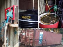 मुंबईच्या फुटपाथवर चक्क पेट्रोल पंप, अवैध पद्धतीनं विकलं जात होतं डिझेल