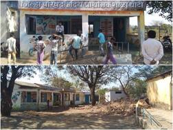 किनवट तालुक्यातील घोटी जिल्हा परिषदेची शाळा अज्ञातांकडून जेसीबीने जमीनदोस्त, गावात खळबळ