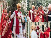 Dia Mirza Wedding Photos | सप्तपदींपासून लग्नविधींपर्यंत दिया मिर्झा आणि वैभव रेखी यांचा Wedding Album