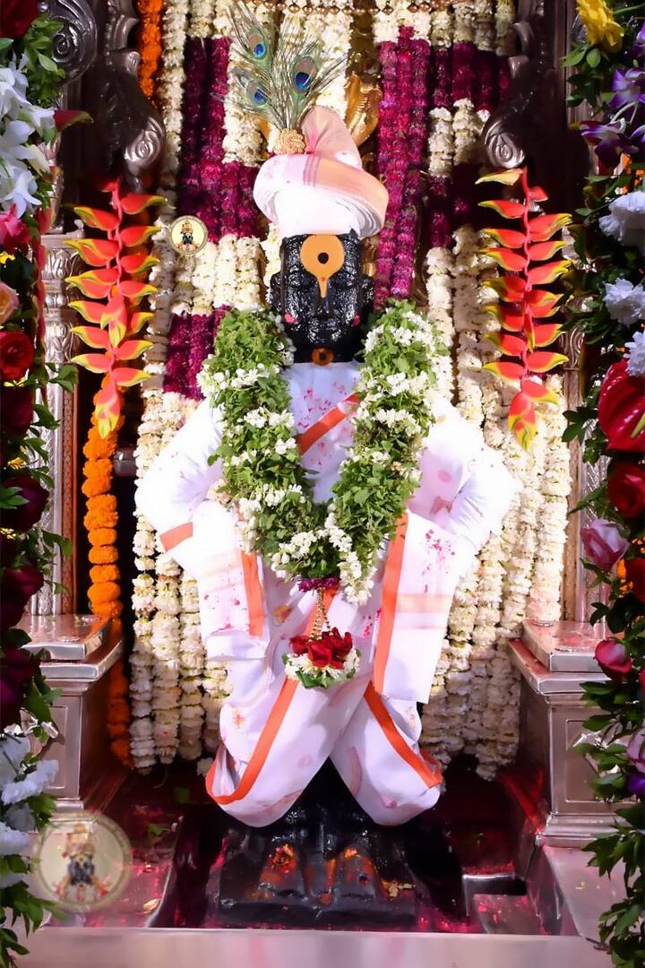 देवाचा शाही विवाह जगभरातील विठ्ठल भक्तांच्या आकर्षणाचे केंद्र बनला आहे. (छाया सौजन्य : facebook @VitthalRukminiTodayDarshan)