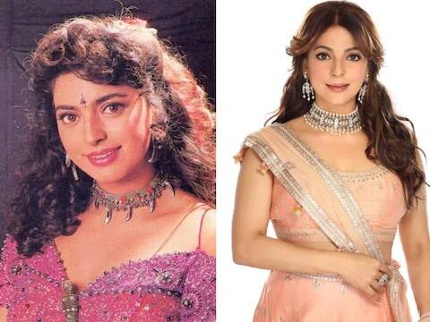 जूही चावला - 'डर' सारख्या चित्रपटातून आपल्या निरागस अभिनयाने सर्वांच्या हृदयात स्थान निर्माण केलेल्या जूही चावलात वयानुसार अनेक बदल झालेत. जूही चावला मिस इंडिया राहिली असून ती खूपच सुंदर आहे. (Photo Credit - Social Media)