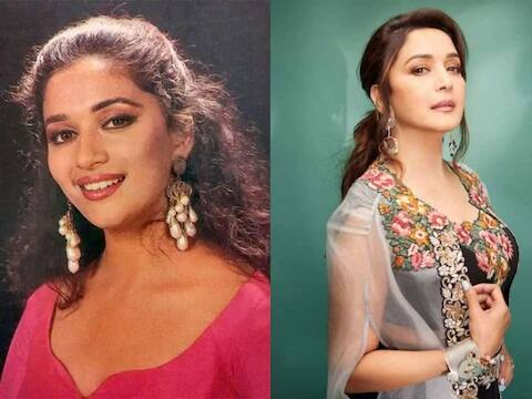 माधुरी दीक्षित - माधुरी दीक्षितमध्ये काही बदल झाला असेल तर तो फक्त वयाचा. याशिवाय माधुरीमध्ये फारसा बदल जाणवत नाही. माधुरी तेव्हा सुंदर होती, आजही आहे आणि उद्याही राहिल. धक धक गर्ल अजूनही तिच्या चाहत्यांच्या मनाला वेड लावत आहे. (Photo Credit - Social Media)