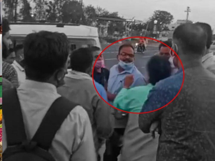 Maharashtra Nagar Palika Chief officer clash with City Chief Mayor video viral Washim Karanja Incident मुख्याधिकारी अन् नगराध्यक्ष भिडले, भर रस्त्यावर फ्री स्टाईल, व्हिडीओ व्हायरल, वाशिमच्या कारंजामधील प्रकार