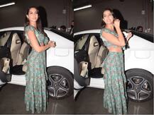 Nora Fatehi च्या क्लासी अन् सिम्पल अदा; एअरपोर्ट लूक चर्चेत