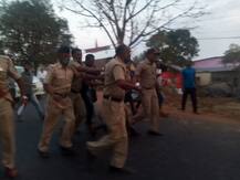 कोल्हापुरात कोर्टात सादर करताना पोलिसाच्या डोक्यात फरशी घालून पळ, आरोपींना पुन्हा बेड्या