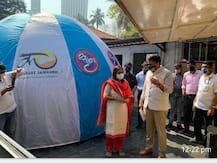 आमदार रोहित पवार यांच्या संकल्पनेतून 'फिरते तारांगण' प्रकल्पाचे शिक्षण मंत्री वर्षा गायकवाड यांच्या हस्ते उद्घाटन