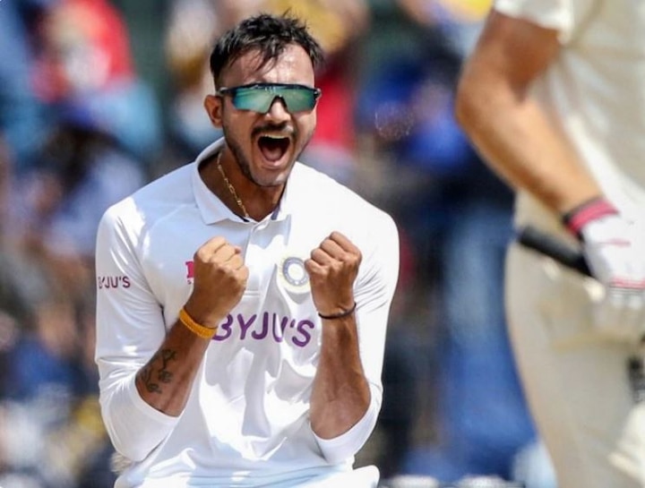 Indvseng, axar patel record breaking debut test series, took 27 wickets in debut series IND vs ENG: अक्षर पटेलची दमदार कामगिरी; कसोटी पदार्पण मालिकेत विश्वविक्रमाला गवसणी