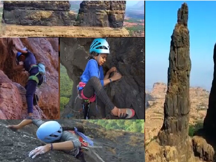 shiv durga mitra lonavala training girls from maharashtra and making Athlete out of them for rock climbing International Women's Day 2021 Video | कणखर महाराष्ट्रातील कातळ'राण्या' पाहिल्या का?