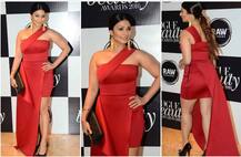 Vogue Beauty Awards: ਰੈੱਡ ਗਾਊਨ \'ਚ HOT ਤਨੀਸ਼ਾ ਮੁਖਰਜੀ