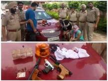 ਗੱਡੀ 'ਤੇ ਪੀਲੀ ਬੱਤੀ, ਅਫਸਰੀ ਟੌਰ ਤੇ ਕੰਮ ਨਸ਼ਾ ਤਸਕਰੀ