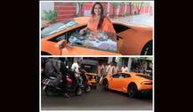 BJP ਲੀਡਰ ਦੀ ਪਤਨੀ ਦਾ ਕਾਰਾ, ਪੰਜ ਕਰੋੜੀ ਕਾਰ ਆਟੋ \'ਚ ਠੋਕੀ, ਵੀਡੀਓ ਵਾਇਰਲ