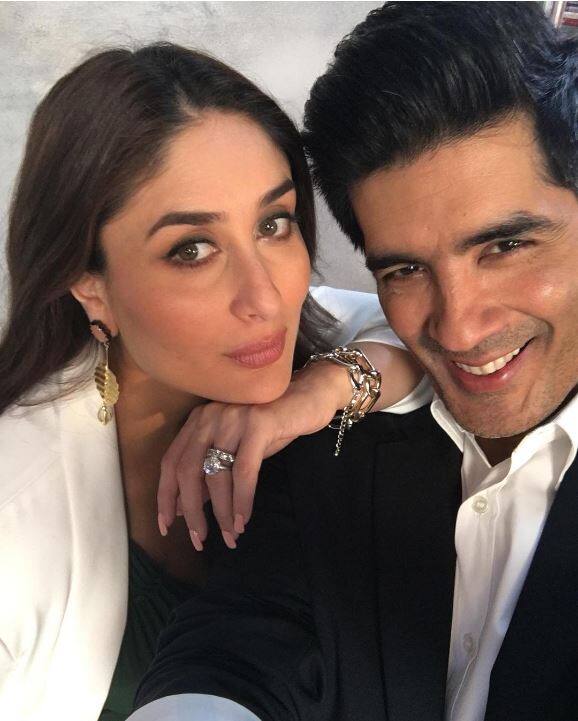 ਕਰੀਨਾ ਦੇ ਨਾਲ ਡਿਜ਼ਾਈਨਰ ਮਨੀਸ਼ ਮਲਹੋਤਰਾ ਨਜ਼ਰ ਆਏ। 