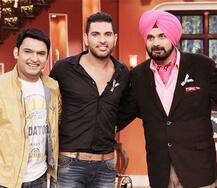 ਮੰਗੇਤਰ ਨਾਲ ਕਪਿਲ ਦੇ ਸ਼ੋਅ \'ਤੇ ਯੁਵਰਾਜ ਸਿੰਘ 