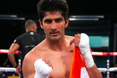  ਵਿਜੇਂਦਰ ਸਿੰਘ ਦਾ ਟਵੀਟ - Follow Vijender SinghVerified account ‏@boxervijender Very sad news 17 soldiers martyred my condolence to the family ???????? #UriAttack if Pakistanis have chosen war.Let go for it???????? #IndianArmy 