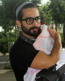 ਬੇਟੀ ਮਿਸ਼ਾ ਨਾਲ ਏਅਰਪੋਰਟ \'ਤੇ ਸ਼ਾਹਿਦ 