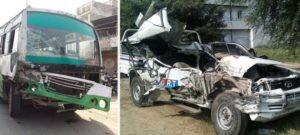 CM ਦੇ ਮੀਡੀਆ ਸਲਾਹਕਾਰ ਦੀ ਸੁਰੱਖਿਆ ਗੱਡੀ ਹਾਦਸੇ ਦਾ ਸ਼ਿਕਾਰ, ਇੱਕ ਦੀ ਮੌਤ Road Accident CM ਦੇ ਮੀਡੀਆ ਸਲਾਹਕਾਰ ਦੀ ਸੁਰੱਖਿਆ ਗੱਡੀ ਹਾਦਸੇ ਦਾ ਸ਼ਿਕਾਰ, ਇੱਕ ਦੀ ਮੌਤ