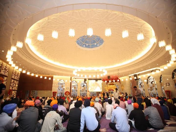 ਗੁਰਦੁਆਰਾ ਸਾਹਿਬ ਦਾ ਖੂਬਸੂਰਤ ਹਾਲ।