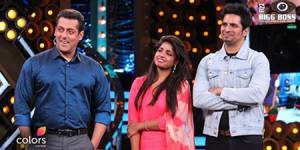 Lokeshkumariwithkaranmehraandsalmankhaninbiggboss