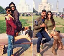 ਪਤਨੀਆਂ ਨਾਲ ਤਾਜ ਪੁੱਜੇ ਭਾਰਤ ਦੇ ਦੋ ਕ੍ਰਿਕਟਰ 