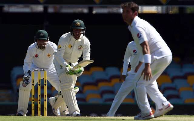 ਉਸਮਾਨ ਖਵਾਜਾ ਨੇ 74 ਰਨ ਦੀ ਪਾਰੀ ਖੇਡੀ। ਆਸਟ੍ਰੇਲੀਆ ਨੇ 39 ਓਵਰਾਂ 'ਚ 202 ਰਨ ਬਣਾਕੇ ਪਾਰੀ ਐਲਾਨੀ ਅਤੇ ਪਾਕਿਸਤਾਨ ਸਾਹਮਣੇ 490 ਰਨ ਦਾ ਟੀਚਾ ਰਖਿਆ। 