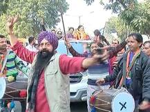ਬੀਜੀਪੀ ਦੀ ਜਿੱਤ ਦਾ ਜਸ਼ਨ